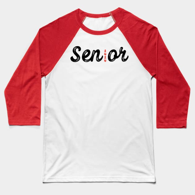 Senior 2020 Quarantine Baseball T-Shirt by UnderDesign